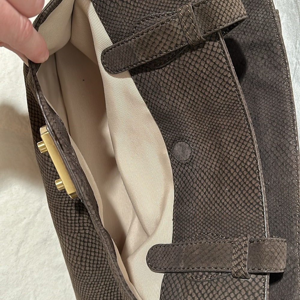 Talbots brown leather bag - Picture 8 of 8